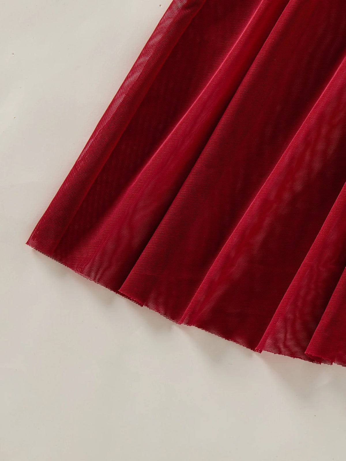 Wine Red Ladies' countryside style wheat ear embroidery semi transparent nightgown, elegant and comfortable.2026