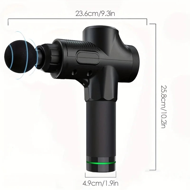 30 Level Massage Gun Fascia Deep Muscle Relax Body Neck Massager Electric Fitness Equipment Noise Reduction Male Female Masajiador Colporal