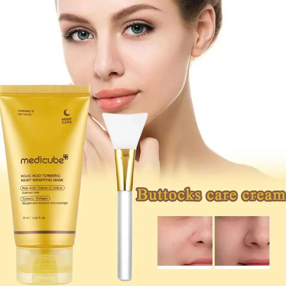 Turmeric Deep Collagen Peel Off Mask Anti Wrinkle Lifting Skin Care Masks For Nighttime Care Skin Hydrating Boost Gentle.2026 MASCARILLA NOCTURNA ANTI ACNE, HIDRATANTE Y LIMPIADOR FACIAL