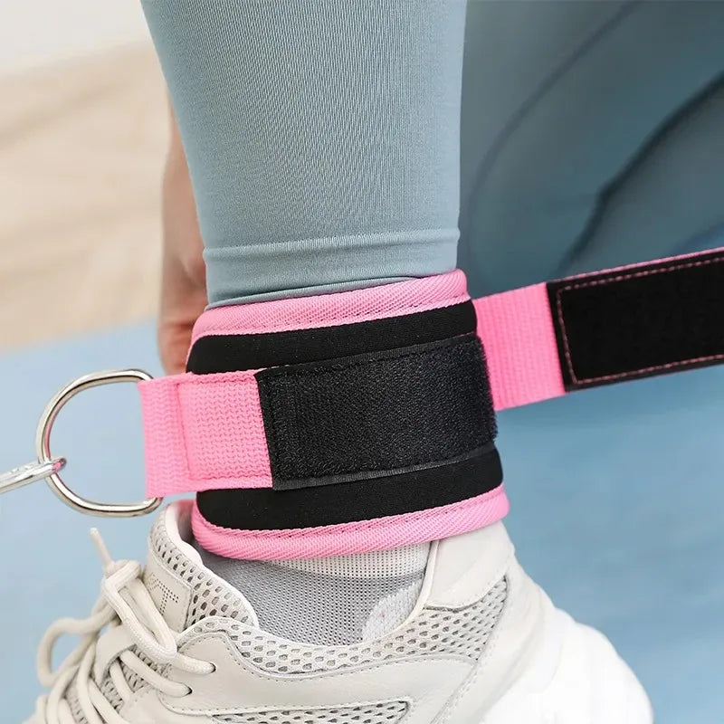 Cable Ankle Straps Double D-Ring Ankle Cuffs For Gym Workouts Glutes Legs Strength Training Brace Support Sport Safety Abductors. Liga Elastica Para Ejercitar Gluteos 2026