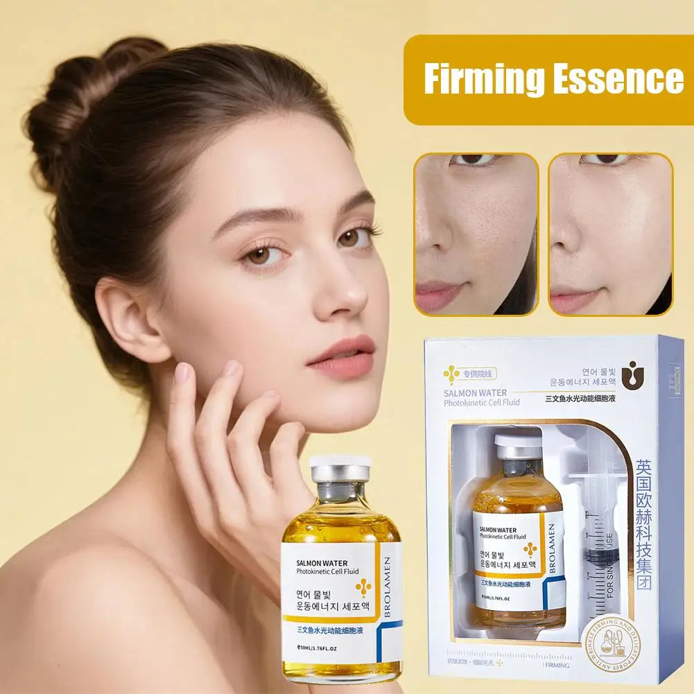 Skin Rejuvenation Essence Salmon Wrinkle Serum Strengthen Skin Barrier Function 24 Hours Continuous Hydration Fiming Care. 2026 REJUVENECEDOR FACIL DE SALMON, ANTI ARRUGAS