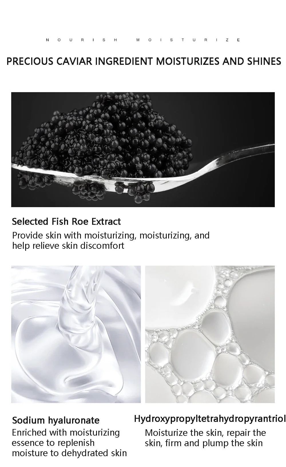 Set de Cuidado de la Piel con Caviar de 15 Piezas: Set de Sérums Faciales, Hidratante para el Rostro, Antiarugas, Aclarante, Belleza y Salud, Cuidado Facial Coreano.