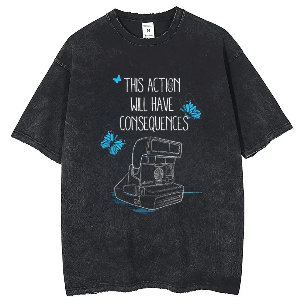 Life Is Strange Cotton T-shirt Short Sleeve Custom Man T-shirts Mens Tshirt Hip Hop Streetwear New Arrival Male Clothes. 2026