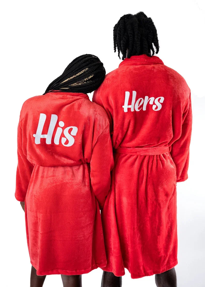 Matching King and Queen Plush Bathrobes Mr and Mrs Cozy Terry Robes for Couple Customized Gift for Him Wedding Honeymoon Robe. Bata de Baño para Pareja. Estilo Moderno 2026