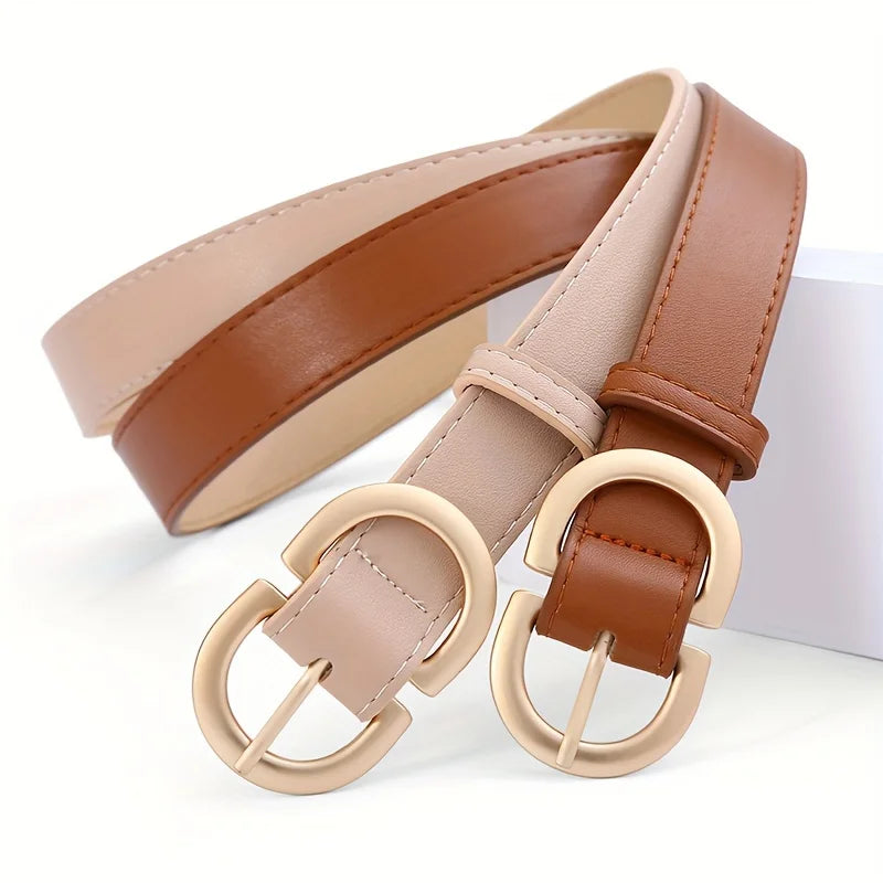 New Women's Belt, Denim Pants Belt, Korean Version Versatile and Simple Belt for Women 2026