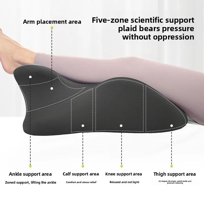 Almohada Cuña de Espuma Viscoelástica de Alta Densidad — Soporte Ortopédico Multi-Posición con Funda Removible y Lavable para Alivio de Dolor de Espalda, Cuello y Piernas