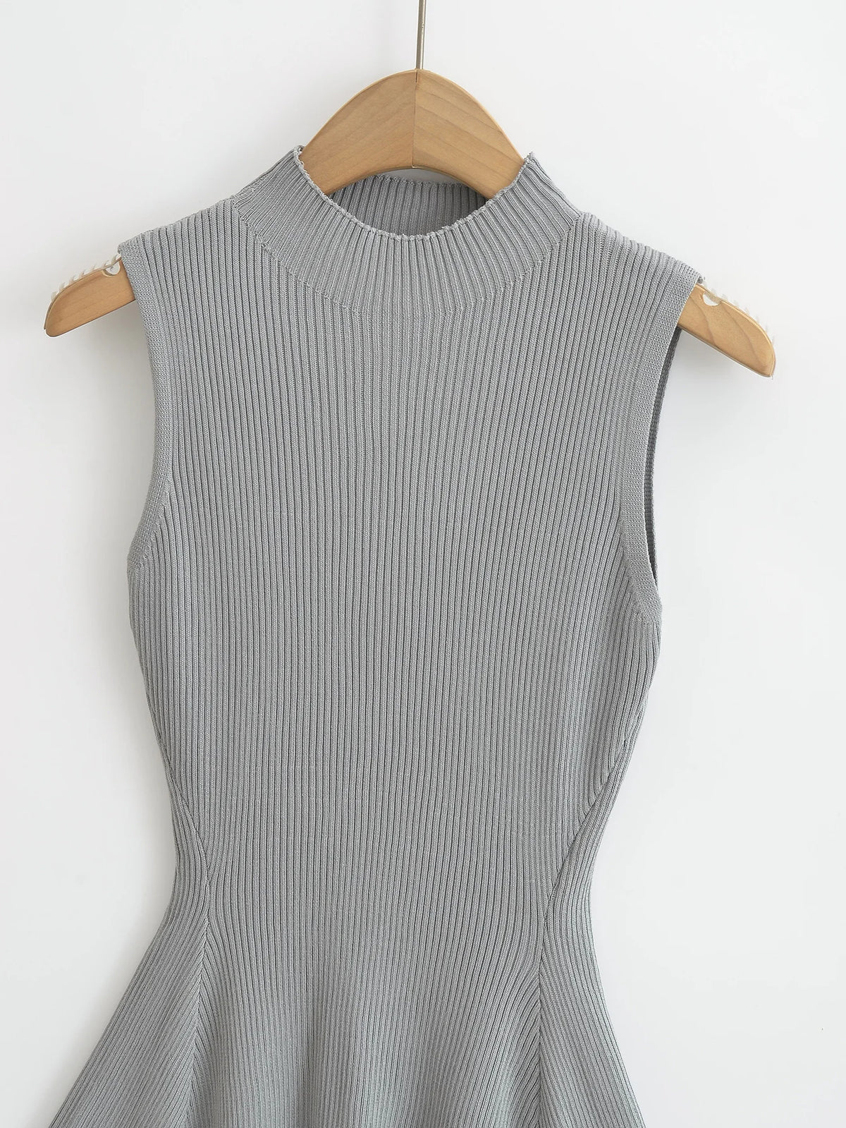 Summer Dresses for Women 2026 Sexy Sleeveless Knitted Dress Vestido Pullover Bodycon Mini Dress Summer