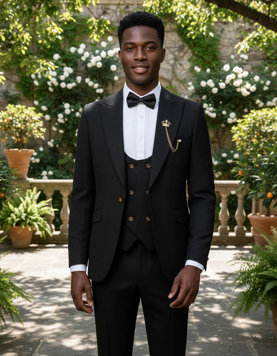ST Cassy high quality suit men complete 3 pieces luxury Elegant Slim Fit Male Groom Wedding Party Dress Suit Business Office. 2026 Trajes Para Hombre, Bodas, Bautizos, Ocasion Elegante