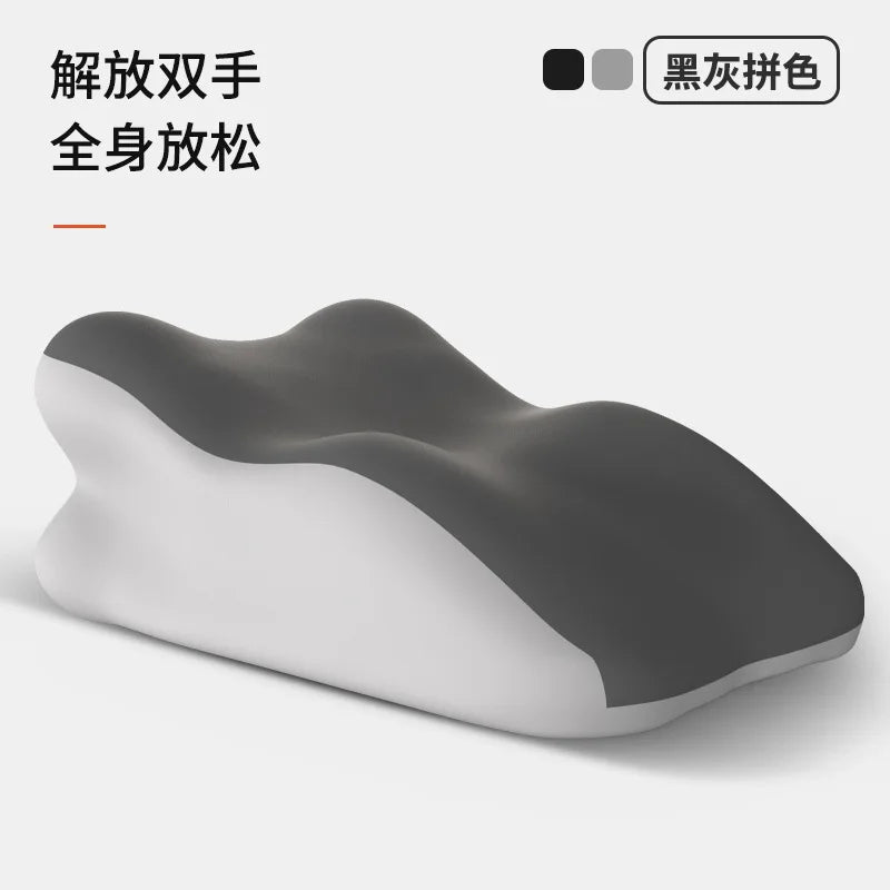 Almohada Cuña de Espuma Viscoelástica de Alta Densidad — Soporte Ortopédico Multi-Posición con Funda Removible y Lavable para Alivio de Dolor de Espalda, Cuello y Piernas