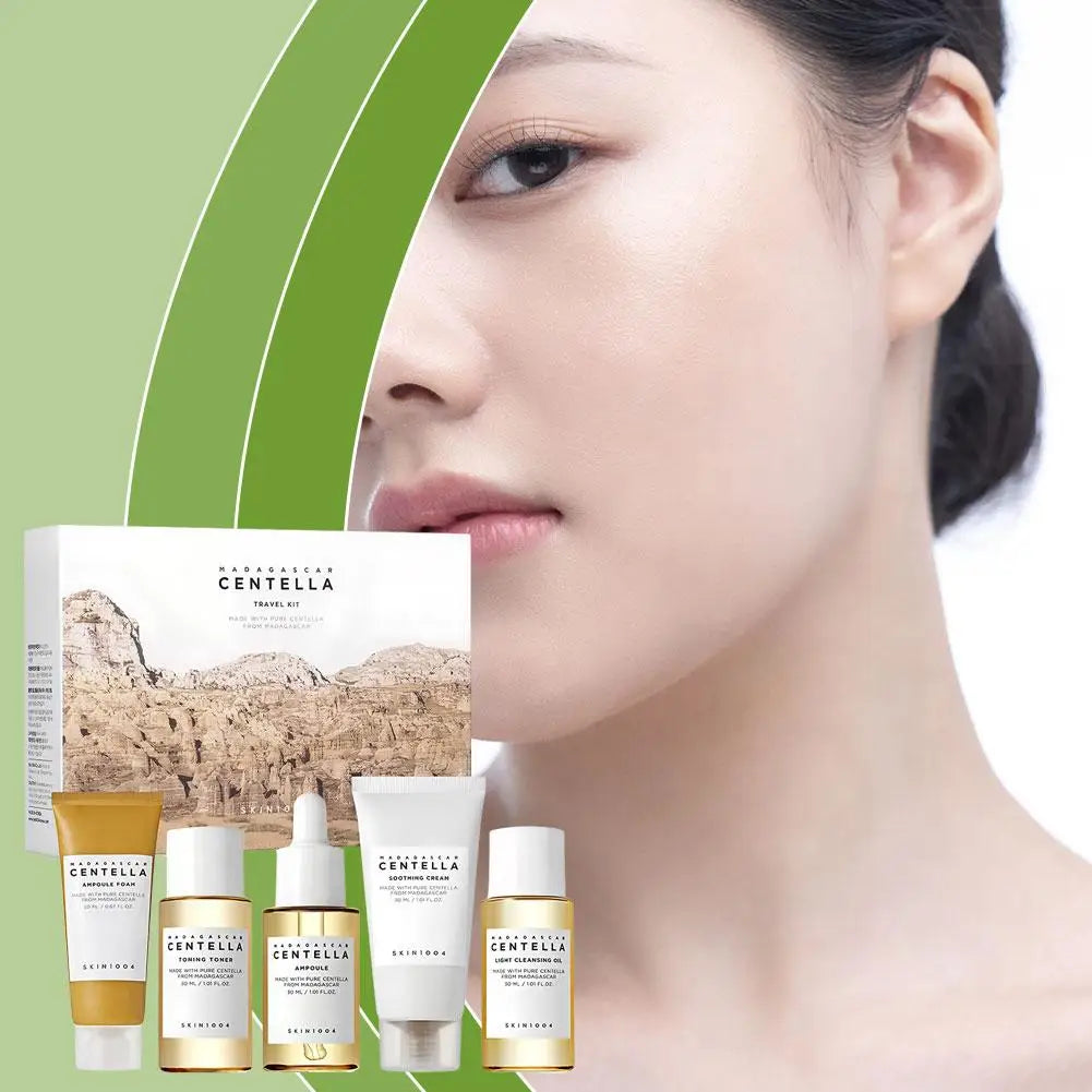 Original Centella Travel Kit Redness Moisturising Skin Reduce Dryness Anti Acne Repair Face Damaged Barrier Skin Care. LF