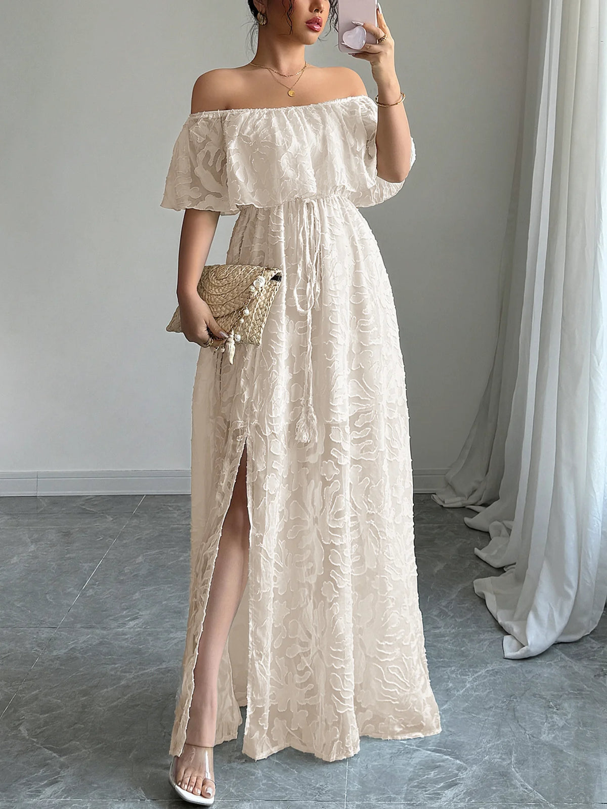Women's Dresses 2025 Summer White Dress Women Cover-Ups Outfits Boho Hippie Chic Long Maxi Dresses Female Clothes Robe Vestidos 2026 High Elegance
