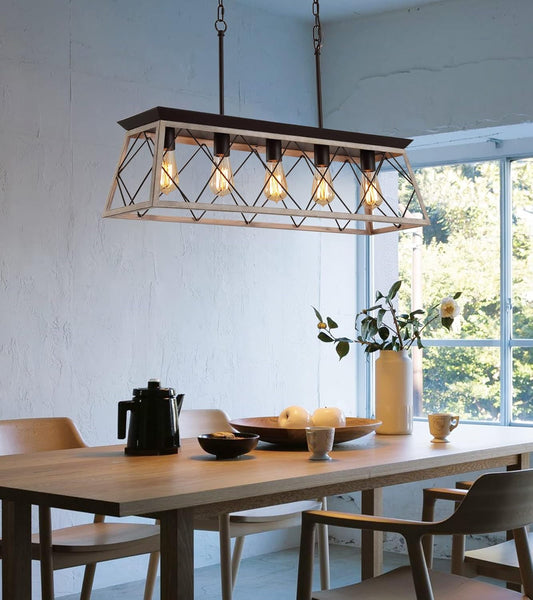 Oak And Orb Five Lights Farmhouse Style Chandelier Fixture